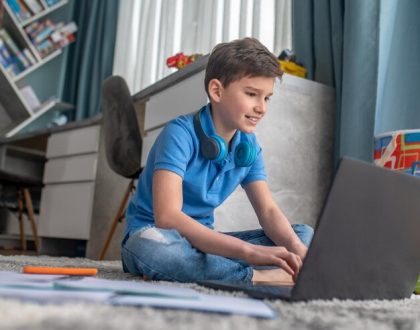 How can I teach touch typing to children?